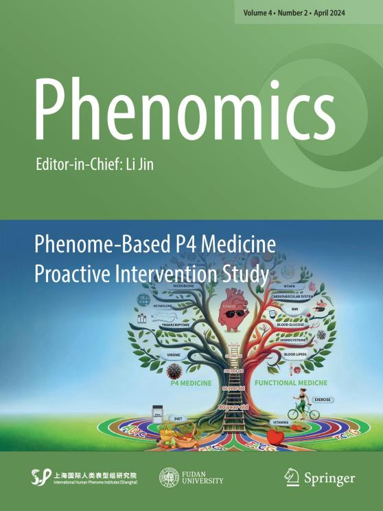 Phenomics | 4P健康研究院Leroy Hood院士团队和解放军总医院曾强教授发表功能医学用于代谢综合征预防研究
